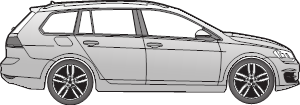Volkswagen Golf 7
Variant, mit und ohne AHK-Vorbereitung