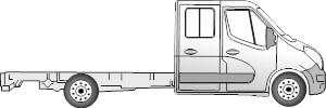 Nissan NV 400
Pritschenwagen + Fahrgestelle ohne AHK-Vorbereitung