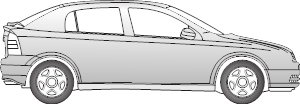 Opel Astra G
Fliessheck / Stufenheck, Coupé, Cabrio