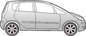 Mitsubishi Colt
5 - türig