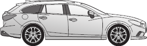 Mazda 6
Kombi, Typ GJ