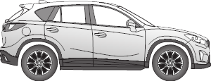 Mazda CX - 5
auch für Fahrzeuge mit SCBS-R System