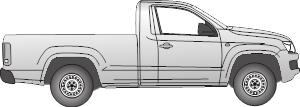Volkswagen Amarok Single Cab
mit AHK - Vorbereitung