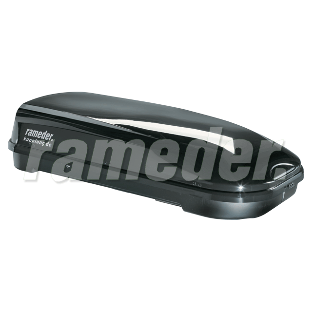 Автомобильный бокс на крышу rameder. black line 580 черный глянец