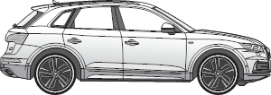 Audi Q5 (FY)
mit und ohne AHK - Vorbereitung