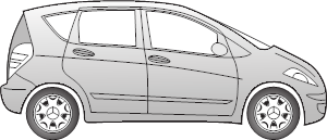 Mercedes Benz A-Klasse (169)
W 169, 5-türig