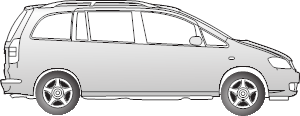 Opel Zafira B
ohne REC
