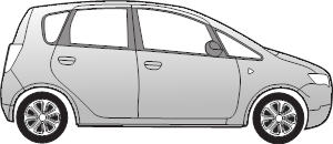 Mitsubishi Colt
5 - türig