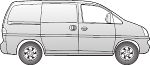 Hyundai H1
Bus, Kastenwagen mit Doppelhecktüre