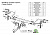 Фаркоп для HYUNDAI TUCSON. JM с 2004 по 2010 г.в. - (включая авто с двумя выхлопными трубами)
