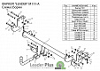 Фаркоп для MITSUBISHI ASX. Без выреза в бампере. GA0 с 2010 г.в.