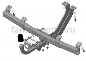 Фаркоп Motodor для CHEVROLET NIVA 2002-2019г. Артикул 93001-A