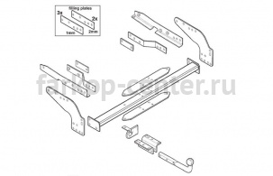 Фаркоп Brink для NISSAN NP300 2008-2019г. Артикул 387200