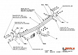 Фаркоп для PEUGEOT 1007. c 2005 по 2009 г.в.
