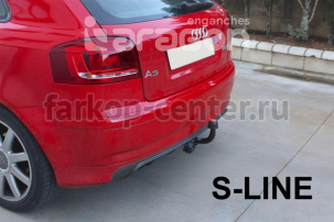 Фаркоп Aragon для AUDI A3 2003-2012. Артикул E6700DA