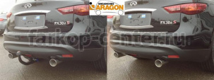 Фаркоп Aragon для INFINITI FX 2009-2014. Артикул E2200AV