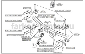 Фаркоп Brink для VOLKSWAGEN TOUAREG 2002-2010. Артикул 469100