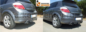 Фаркоп Aragon для OPEL ASTRA H хэтчбек 2004-2010. Артикул E4508CV