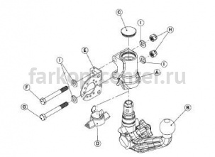 Фаркоп Westfalia для LEXUS LX 2007-2019г. Артикул 335360600001
