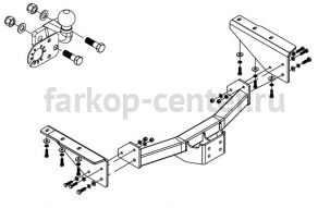 Фаркоп Westfalia для DODGE NITRO 2007-2011. Артикул 342142600001