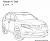 Фаркоп для NISSAN X-TRAIL. Без выреза в бампере. T32 с 2015 г.в.
