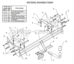 Фаркоп Auto-Hak для MITSUBISHI OUTLANDER 2007-2012. Артикул Z 38