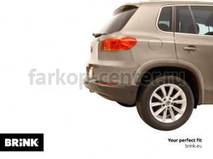 Фаркоп Brink для VOLKSWAGEN TIGUAN 2007-2016. Артикул 617100