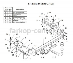 Фаркоп Auto-Hak для OPEL ZAFIRA B 2005-2012. Артикул E 48