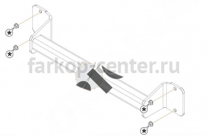 Фаркоп Aragon для BMW 1-SERIES F20/F21 2011-2019г. Артикул E0804CA