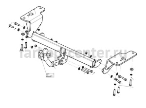 Фаркоп Bosal Russia для TOYOTA COROLLA E140/E150 2007-2013. Артикул 3087-A