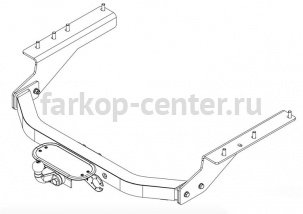 Фаркоп Baltex для TOYOTA RAV4 2013-2019г. Артикул Y-25