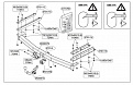 Фаркоп для CHRYSLER VOYAGER. Grand Voyager с 2008 г.в. - Lancia Voyager с 2008