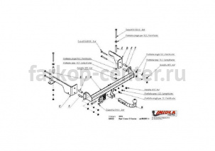 Фаркоп Imiola для OPEL COMBO 2001-2011. Артикул O-023