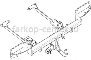 Фаркоп Steinhof для LAND ROVER RANGE ROVER 2012-2019г. Артикул L-114