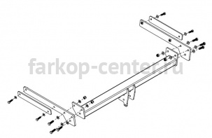 Фаркоп Westfalia для FORD KUGA 2008-2013. Артикул 307345600001