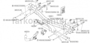 Фаркоп Brink для BMW X5 E53 2000-2007. Артикул 483400