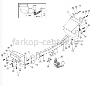 Фаркоп Westfalia для CITROEN C-CROSSER 2007-2012. Артикул 340094600001
