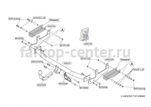 Фаркоп Brink для RENAULT CLIO 2005-2012. Артикул 445000