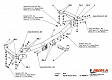 Фаркоп для TOYOTA AVENSIS VERSO. с 2003 по 2009 г.в.