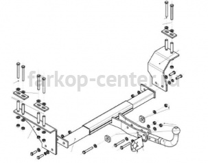 Фаркоп Bosal Russia для GREAT WALL HOVER H6 2011-2019г. Артикул 3317-A