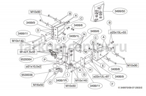 Фаркоп Brink для MERCEDES-BENZ M-CLASS W163 1998-2005. Артикул 349900