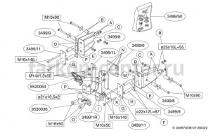 Фаркоп Brink для MERCEDES-BENZ M-CLASS W163 1998-2005. Артикул 349900
