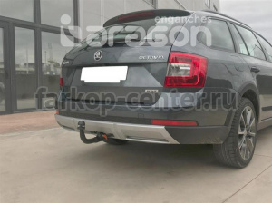 Фаркоп Aragon для SKODA OCTAVIA A7 2013-2019г. Артикул E5906CV