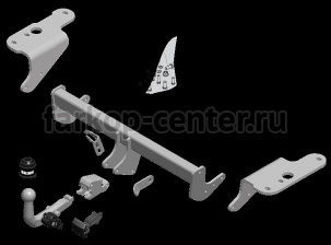 Фаркоп Brink для TOYOTA AURIS 2013-2019г. Артикул 581300