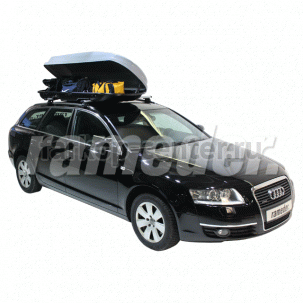 Автомобильный бокс на крышу Xtreme 450 серый глянец.