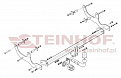 Фаркоп для RENAULT SANDERO STEPWAY. с 2009 по 2014 г.в.(включая Stepway)