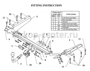 Фаркоп Auto-Hak для HONDA CR-V 2007-2012. Артикул Y 33A