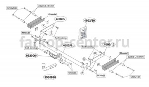 Фаркоп Brink для RENAULT LOGAN 2004-2014. Артикул 460200