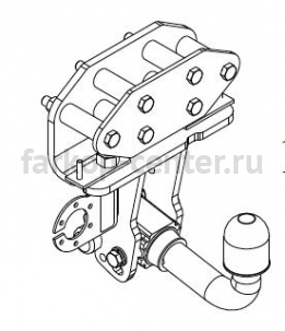 Фаркоп Auto-Hak для TOYOTA LAND CRUISER 200 2007-2019г. Артикул 0 70A