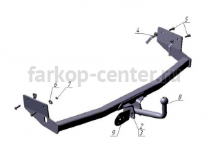 Фаркоп Avtos для FORD FOCUS 1 1998-2004. Артикул FD14